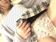 Shiori Uta Is A Horny Slut That Couldnt Wait To Have Her Pussy Abused By Two Horny Guys