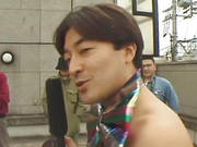 Japanese Babe Is Nailed With Public