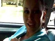 Pie Face Girl Sucking Her Friend In The Car
