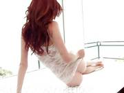 Hot Redhead Elle Alexandra Pleasures Herself