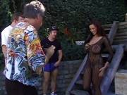 Big Boobs Girl Seduces The Guys