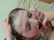 Aggressive Slut Gets Cumshot Facial