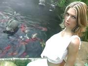 Blonde Engages In Hard Core Sex By Pond