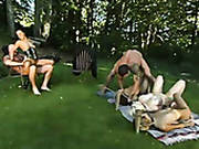 Versatile Latex Queen Adrianna Nicole Enjoys Steamy Outdoors Analfuck