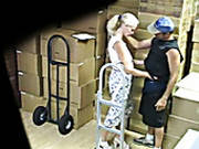 Spy Video Featuring Crazy Blowjob By Horny Blond Milf