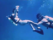 The Couple Of Horny And Voracious Scuba Divers Have Wild Sex In The Ocean
