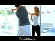 Puremature Big Titted Milf Seduces Her Yo 