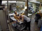 Gianna Nicole Fucked In Restaurant Kitchen