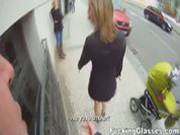 Fucking Glasses - Blonde Cutie Tricked Into Outdoor Sex