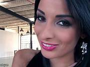 Great Looking Brunette, Anissa Kate Is Sucking Fat, Black Cock And Getting It Up Her Ass