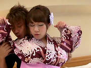 Japanese Cowgirl With Big Tits Gives Hot Blowjob And Banged Hardcore