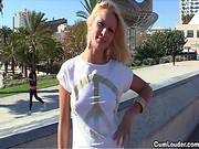 Stunning Blonde Gives Amazing Show