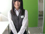 Japanese Beauty Chika Hirako Giving Pov Blowjob In The Office