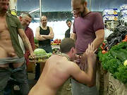 Christian Wilde Gets His Ass Toyed And Fucked In A Grocery