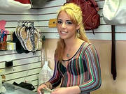 Eve Evans The Cute Blonde Latina Gets Fucked In A Shop