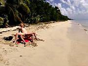 Tarra White Drilled On The Beach