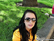 Naughty Hoe Is Getting Screwed In A Public Park