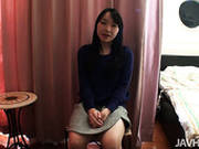 Naive Japanese Chic Mayu Kudo Gets Her Hairy Pussy Teased With Vibrator