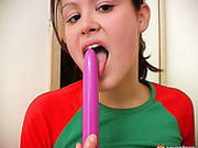 Slim Teen Vicky Uses A Vibrator To Satisfy Her Lust