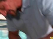 Babe Alektra Blue Gets A Massage And Pussy Licking