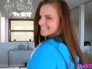 Bubble Butt Teen Anna Lynn Big Cock Fucked On The Bed