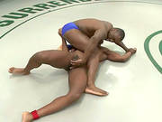 When Two Horny Black Guys Start Wrestling Naked You Know How They Will End Up!!
