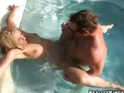 Busty Milf Jazella Moore Gets Her Soaking Wet Pussy Shagged Hard In The Pool
