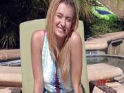 Natalia Starr Gets Interviewed Before Stripping