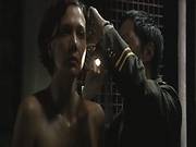Maggie Gyllenhaal Standing Nude In An Interrogation Room,
