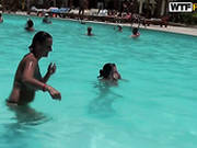 Lexxis, Zuzka And Leony Going Wild In The Pool