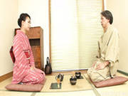 Traditional Japanese Housewife Yayoi Yanagida Is Serving Her Guests