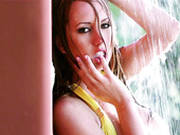 Sultry Blonde Brett Rossi Gets Down Into Rubbing Her Clit