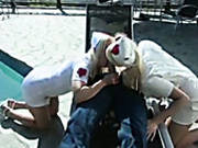 Lustful Nurses Calli Cox And Hannah Harper Fuck A Cowboy
