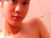 Naked Asian Teen Sayaka Kusunoki Is Taking A Shower