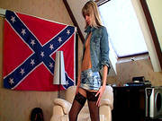 Slender Gorgeous Russian Babe Gina Is Showing Off Her Body