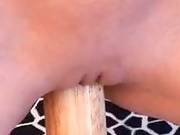 Leanna Sweet Fucks Her Pussy With A Bat And Gets It Fisted