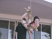 Outdoors Bdsm Action With Extreme Bondage On Hot Girls