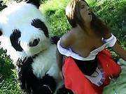 Red Riding Hood Fucking With Panda In The Wood