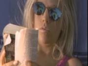 April Adams In Eves Beach Fantasy
