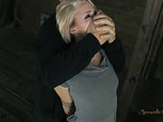 Cruel Master Tortures Poor Blonde Ash Hollywood
