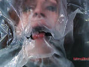 Plastic Bag Makes Chubby Redhead Whore Catherine De Sade Suffocate