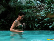 Brazillian Brick House Nicolle Bitencourt Shows Off Her Giant Tits