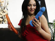 Anne Angel Would Love To Feel Those Dildos In Her Wet And Horny Holes