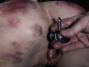 Battered Booty Of Elise Graves Gets Hooked In Bdsm Game