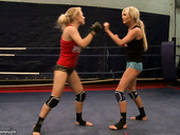 Michelle Moist And  Laura Crystal Nude Fight