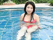Zesty Asian Hoe Arisa Oda Has Fun On The Beach After A Dinner