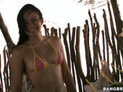 Two Guys Pick Up Thais Leima And Have Fun On A Beach