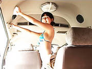 Japanese Babe Yui Minami Perform A Wet Car Wash