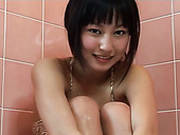 Playful Japanese Porn Actress Yui Minami Bathes In A Bubbly Bath And Washes The Car Wearing Bikini