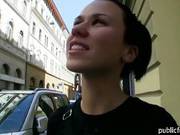 Czech Girl Denise Sky Pussy Ripped With Stranger For Some Money